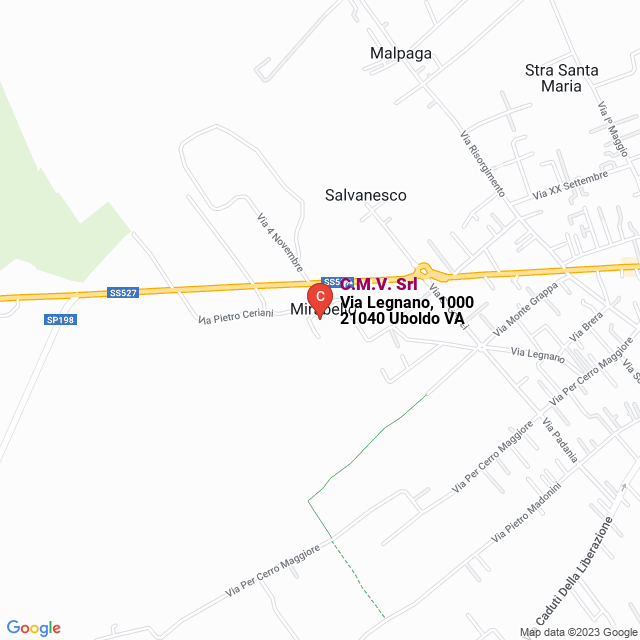 apri la mappa di C.M.V. Srl