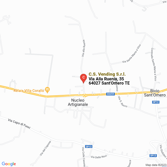 apri la mappa di C.S. Vending S.r.l.