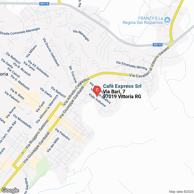 apri la mappa di Cafè Express Srl