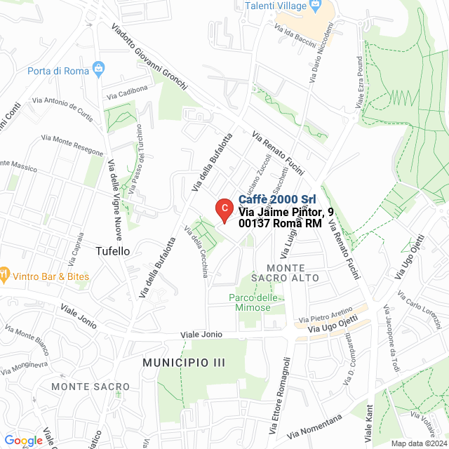 apri la mappa di Caffè 2000 Srl