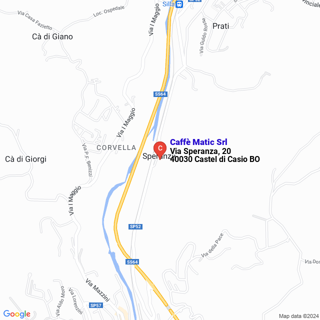 apri la mappa di Caffè Matic Srl