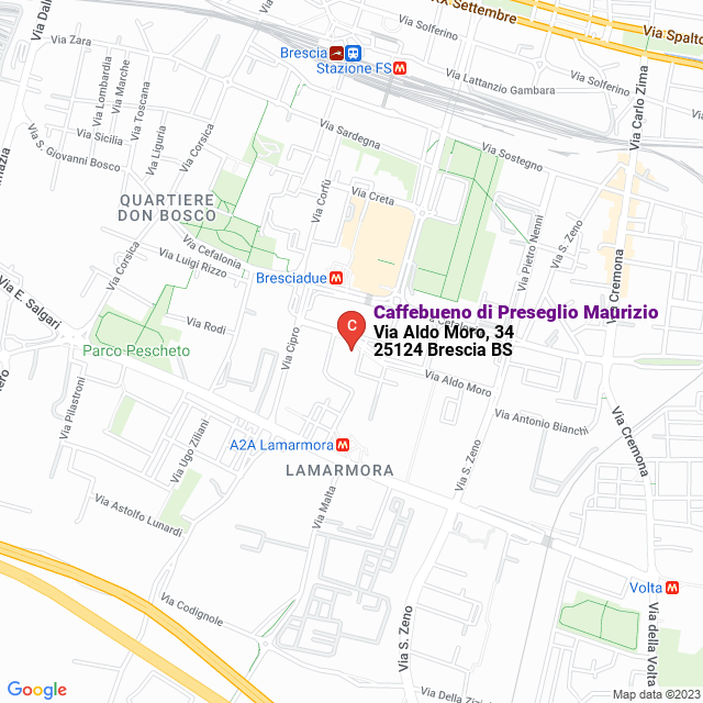 apri la mappa di Caffebueno di Preseglio Maurizio