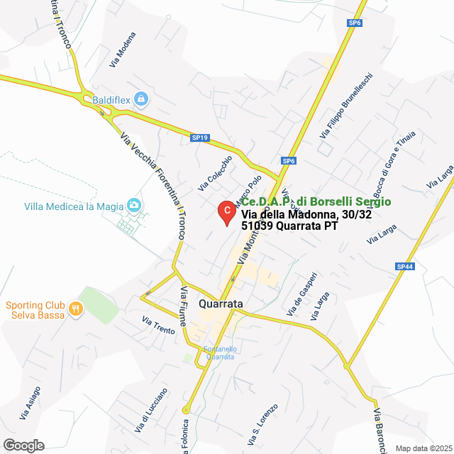 apri la mappa di Ce.D.A.P. di Borselli Sergio