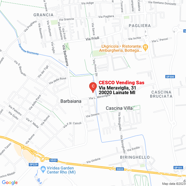 apri la mappa di CESCO Vending Sas
