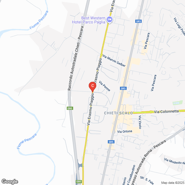 apri la mappa di Coccione D.A. Srl