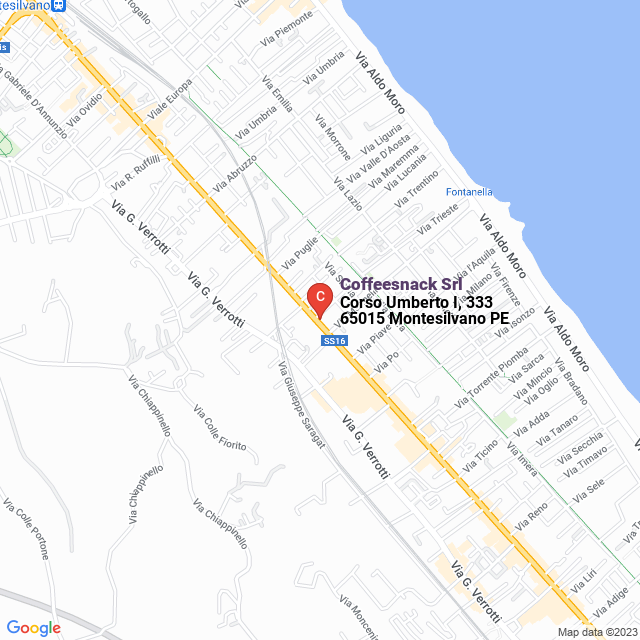 apri la mappa di Coffeesnack Srl