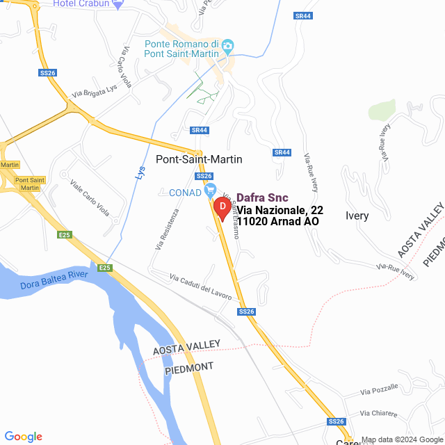 apri la mappa di Dafra Snc