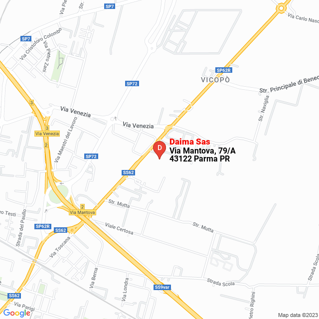 apri la mappa di Daima Sas