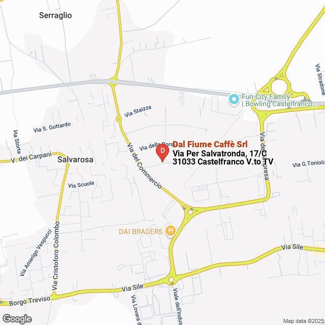 apri la mappa di Dal Fiume Caffè Srl