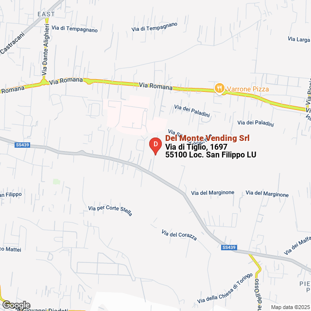 apri la mappa di Del Monte Vending Srl