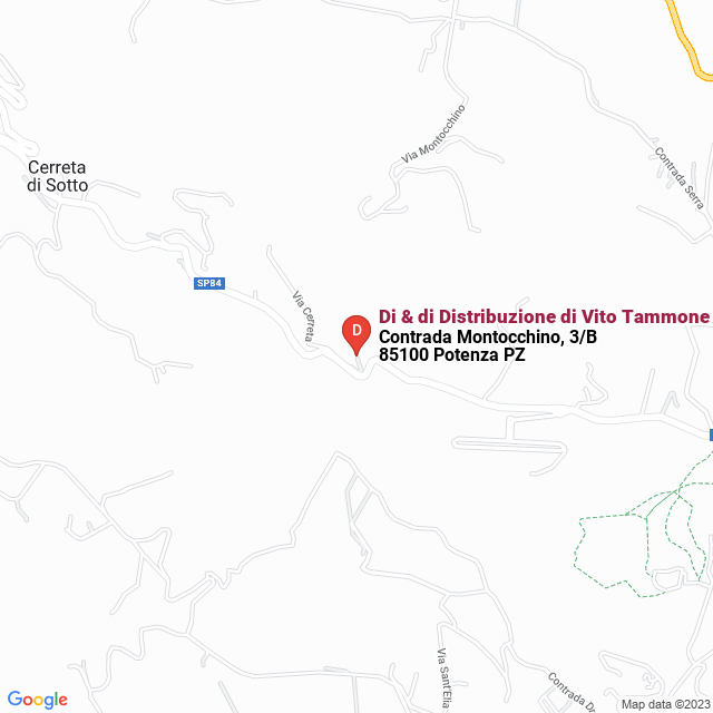 apri la mappa di Di & di Distribuzione di Vito Tammone