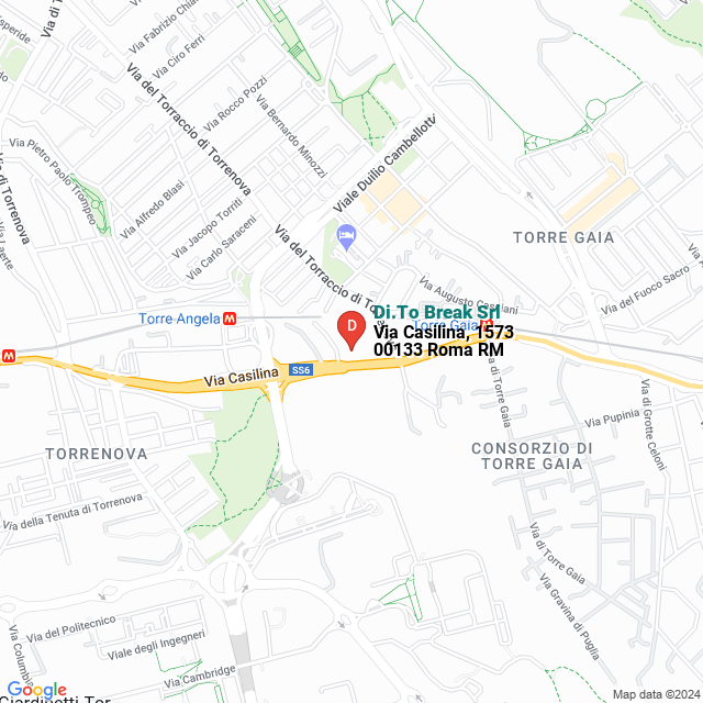 apri la mappa di Di.To Break Srl