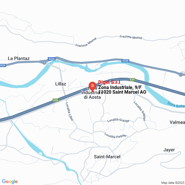 apri la mappa di Digel S.r.l
