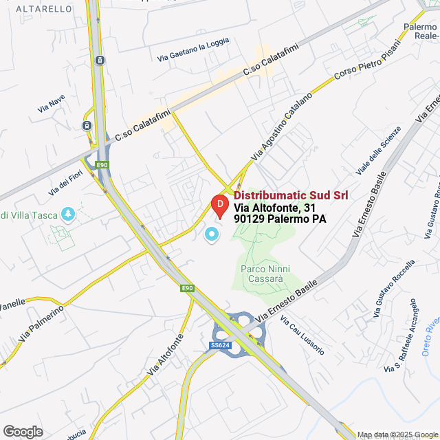 apri la mappa di Distribumatic Sud Srl