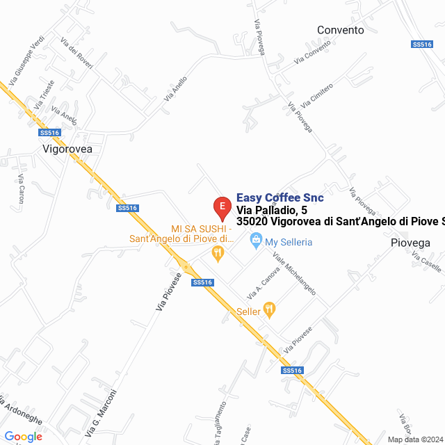 apri la mappa di Easy Coffee Snc