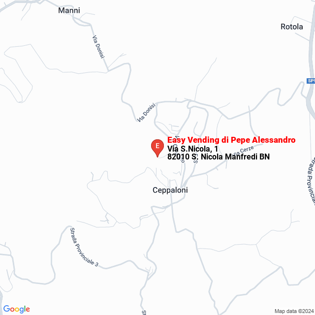 apri la mappa di Easy Vending di Pepe Alessandro
