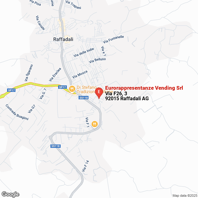 apri la mappa di Eurorappresentanze Vending Srl