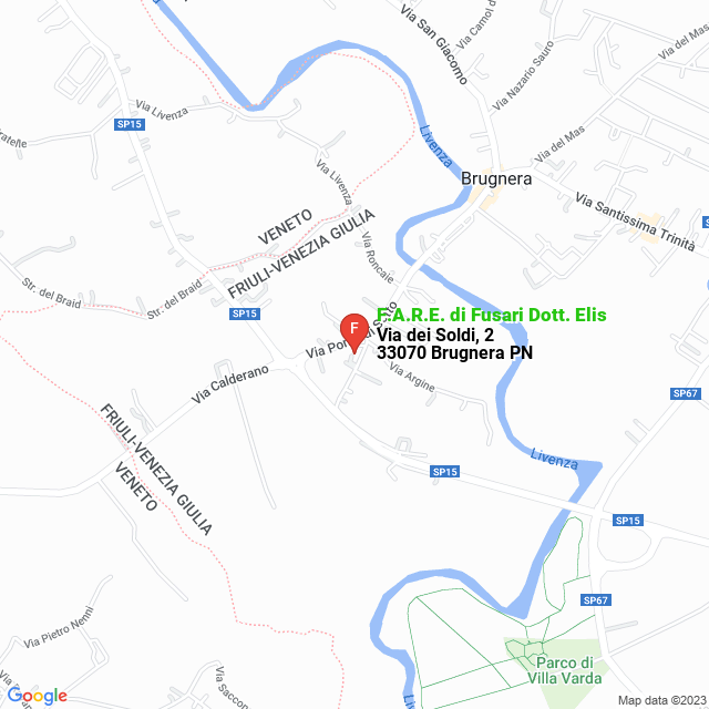 apri la mappa di F.A.R.E. di Fusari Dott. Elis