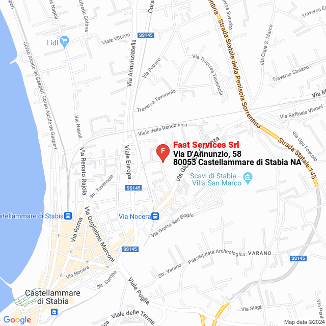 apri la mappa di Fast Services Srl