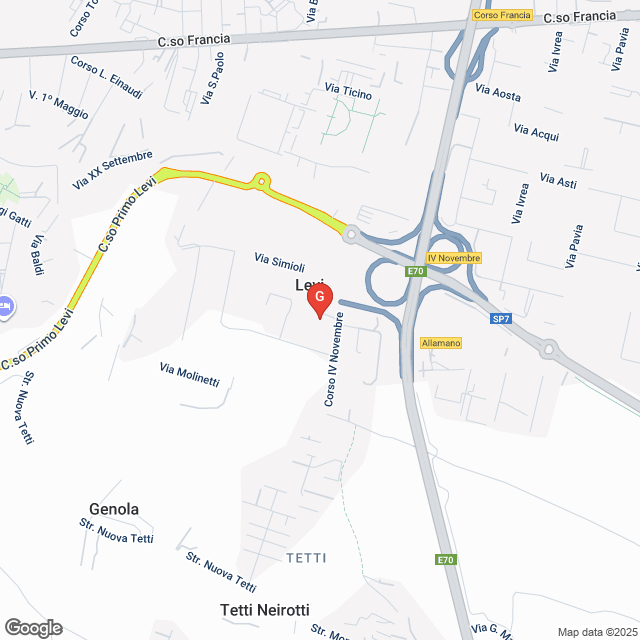 apri la mappa di G.D.A. PIEMONTE Srl - Sede