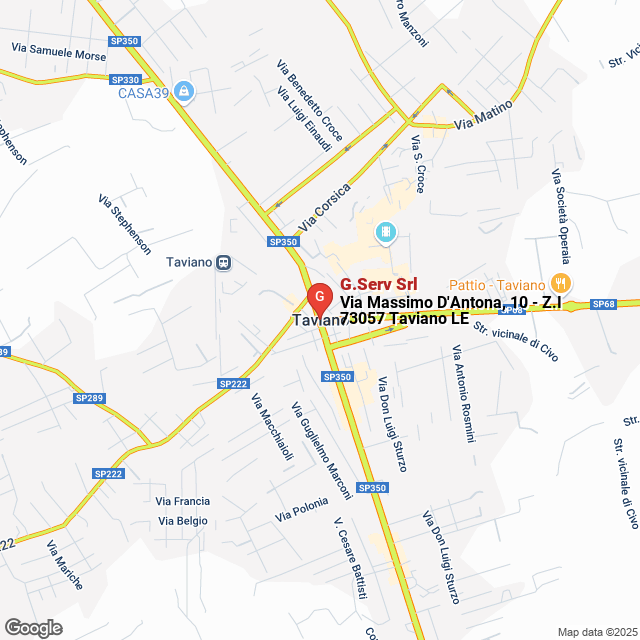 apri la mappa di G.Serv Srl