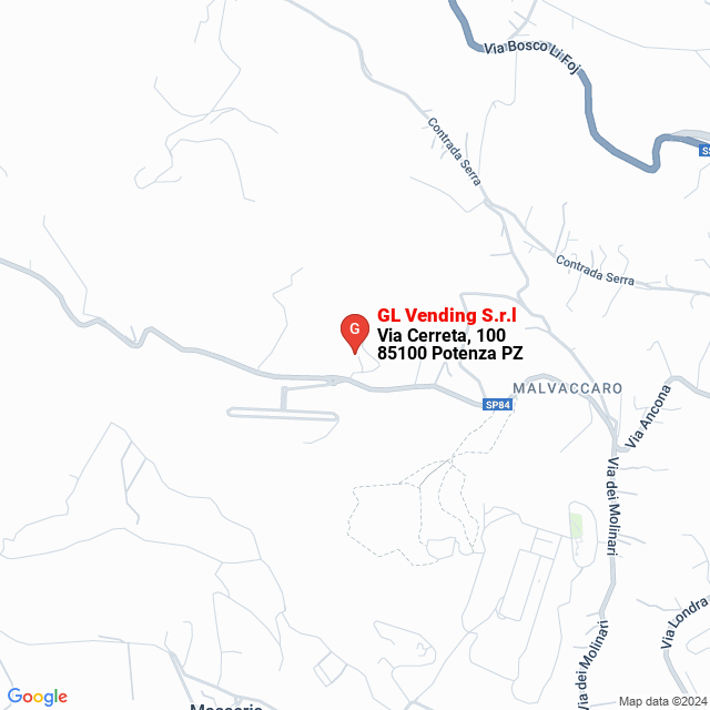 apri la mappa di GL Vending S.r.l
