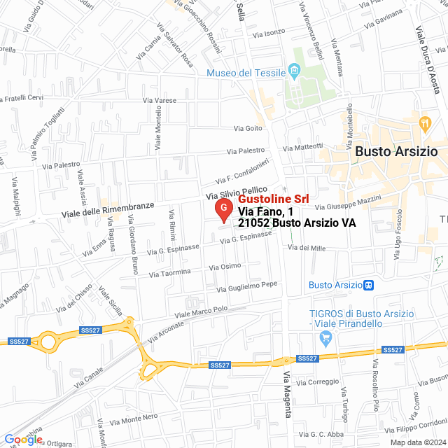 apri la mappa di Gustoline Srl