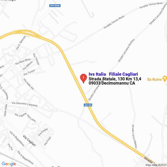 apri la mappa di Ivs Italia - Filiale Cagliari
