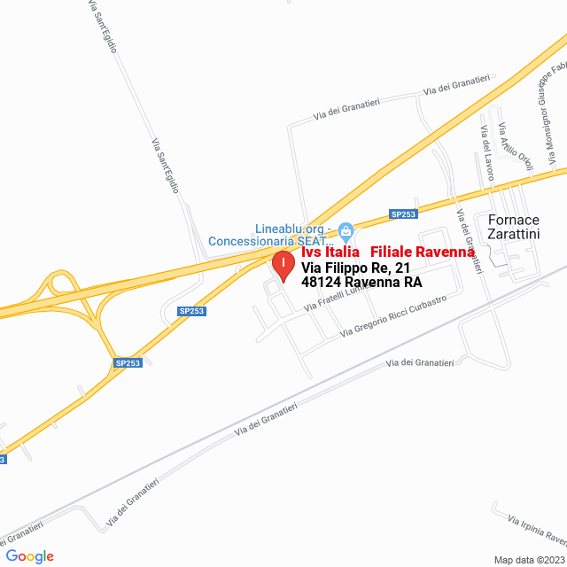 apri la mappa di Ivs Italia - Filiale Ravenna