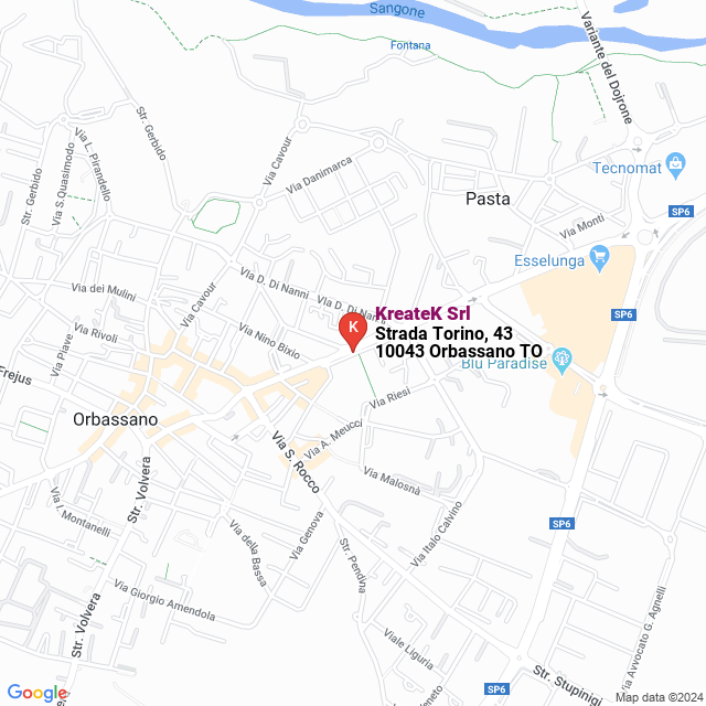 apri la mappa di KreateK Srl