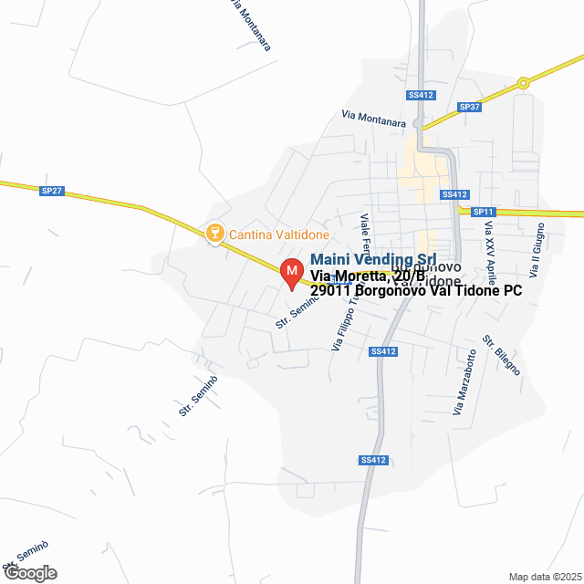 apri la mappa di Maini Vending Srl