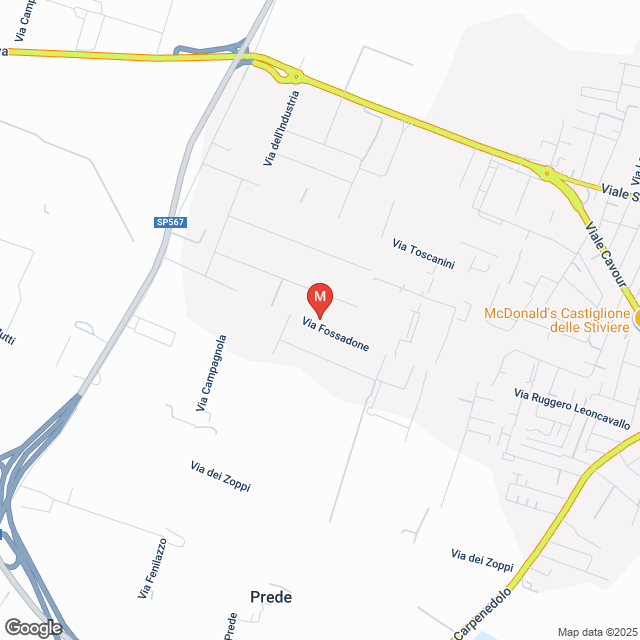 apri la mappa di M.G.M. di Zanoni Giorgio e Massimo & C. Snc