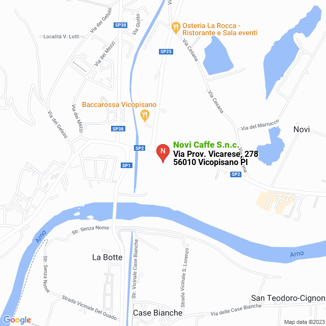 apri la mappa di Novi Caffe S.n.c.