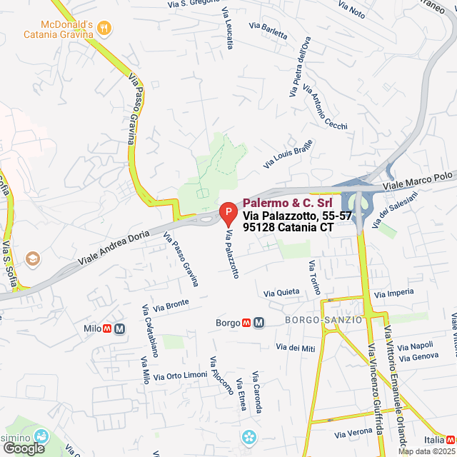 apri la mappa di Palermo & C. Srl