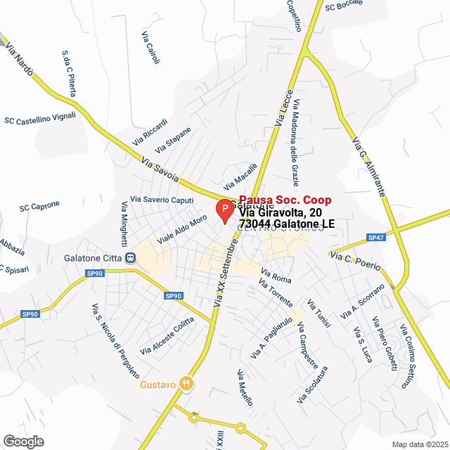 apri la mappa di Pausa Soc. Coop