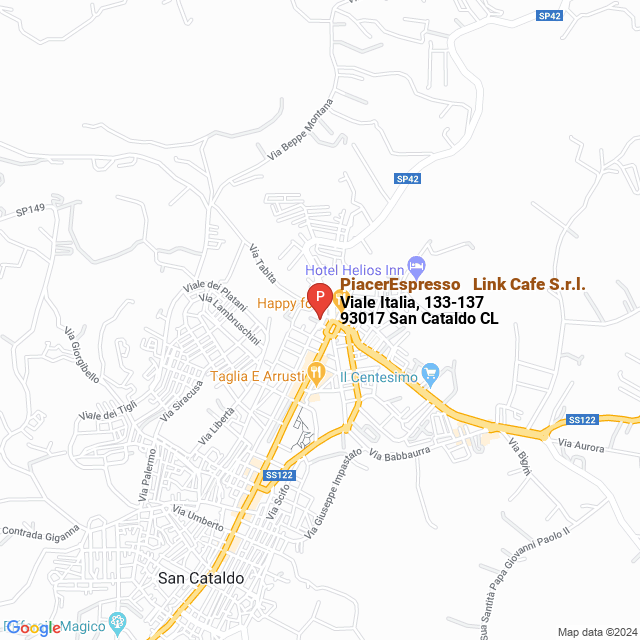 apri la mappa di PiacerEspresso - Link Cafe S.r.l.
