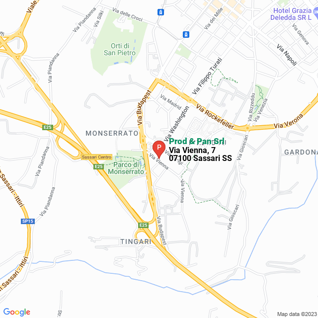 apri la mappa di Prod & Pan Srl