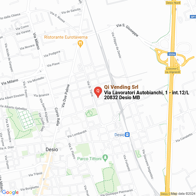 apri la mappa di Qi Vending Srl