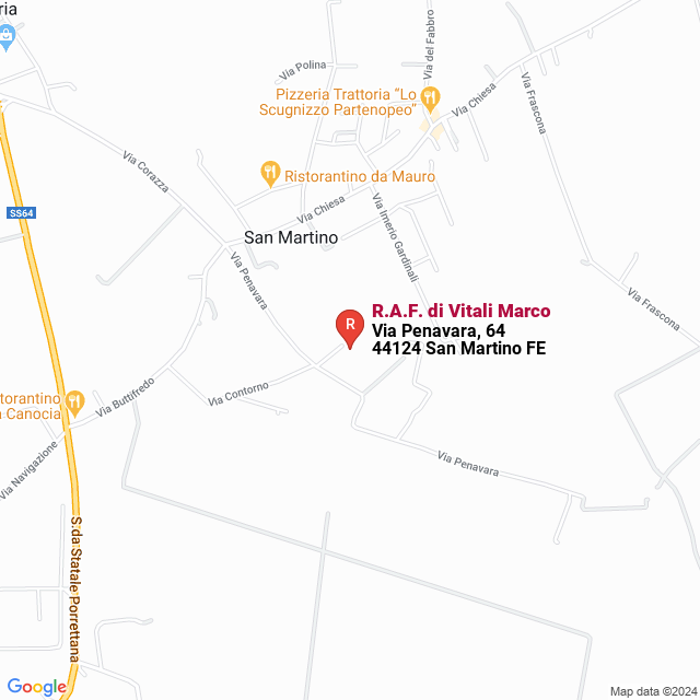 apri la mappa di R.A.F. di Vitali Marco