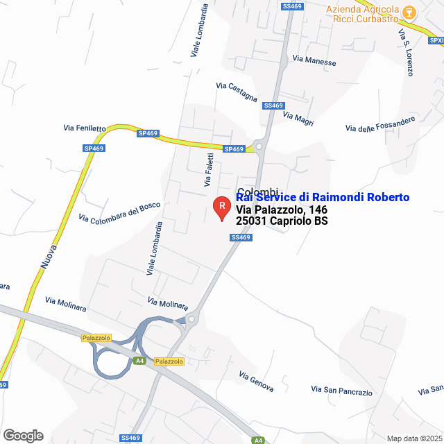 apri la mappa di Rai Service di Raimondi Roberto