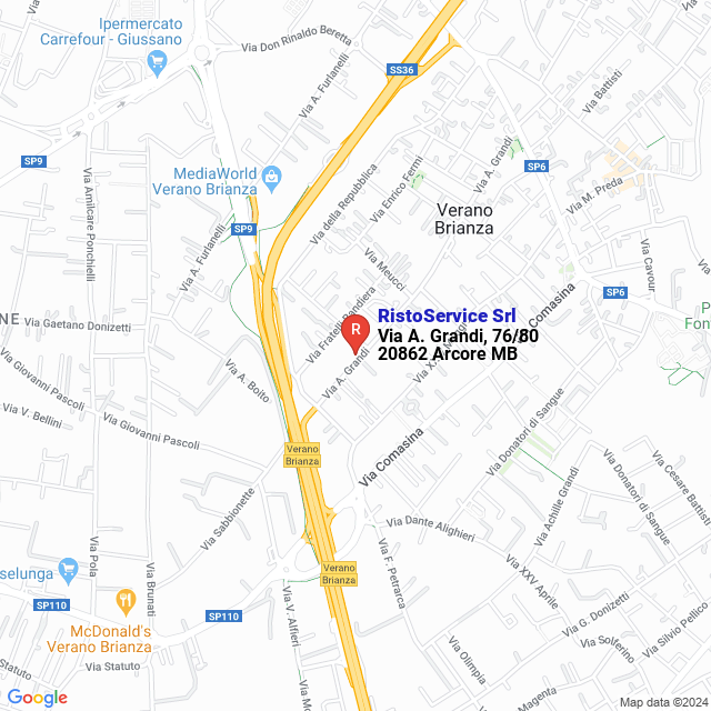 apri la mappa di RistoService Srl