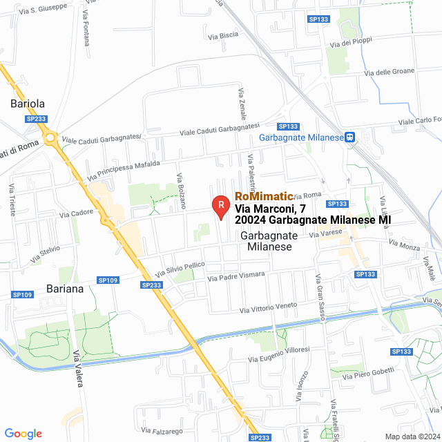 apri la mappa di RoMimatic