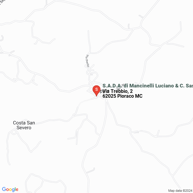 apri la mappa di S.A.D.A. di Mancinelli Luciano & C. Sas