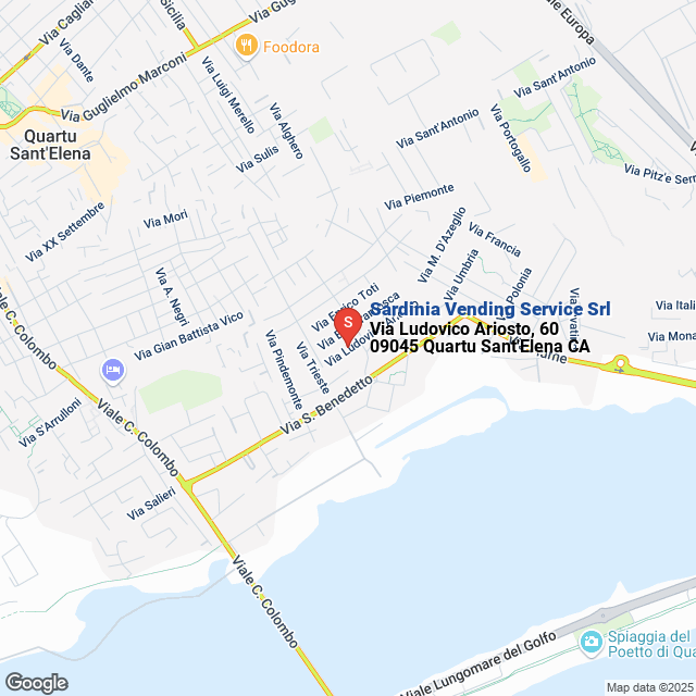 apri la mappa di Sardinia Vending Service Srl