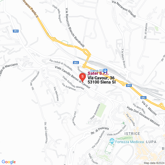 apri la mappa di Sater S.r.l.