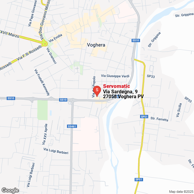 apri la mappa di Servomatic