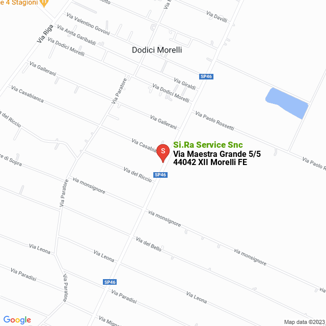 apri la mappa di Si.Ra Service Snc