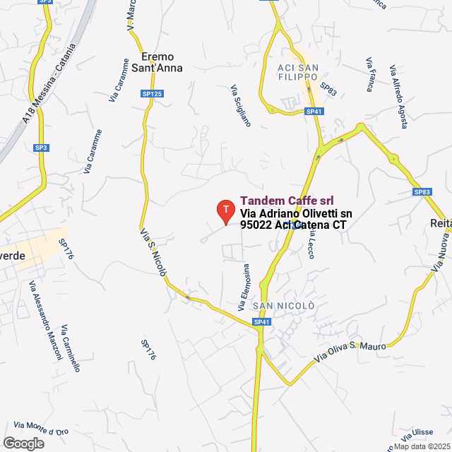 apri la mappa di Tandem Caffe srl