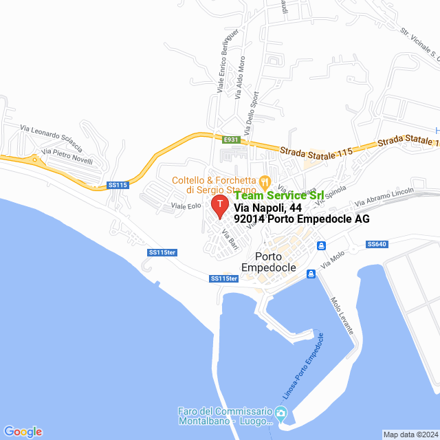 apri la mappa di Team Service Srl