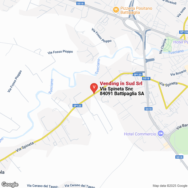 apri la mappa di Vending in Sud Srl
